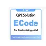 Qpe esim code zum anpassen von esim qr f oder ip12 bis 15promax