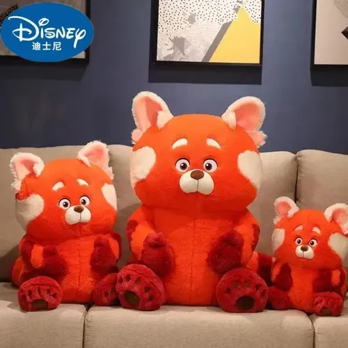 Disney neue drehende rote Version der Jugend Verformung Kawaii Plüsch Spielzeug puppe Waschbär Puppe