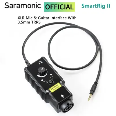 Saramonic smartrig ii profession elle mikrofon & gitarre audio interface vorverstärker audio adapter