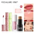 Focal lure 6 pcs Make-up Set Lip gloss Lippenstift Gesicht erröten Stick Bronzer Text marker Make-up