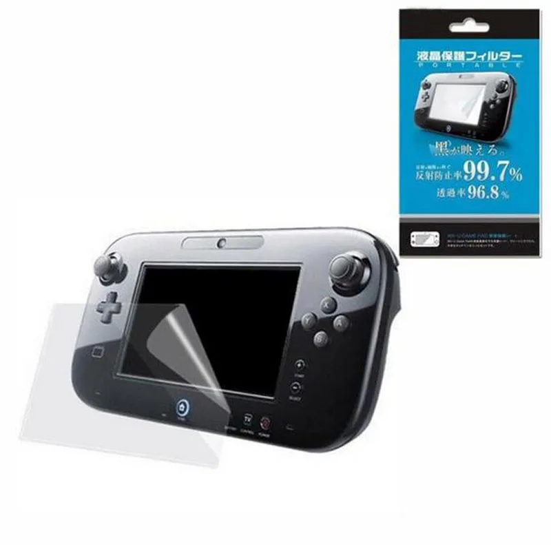 Klar Schutz Film Joypad LCD Oberfläche Schutz Abdeckung Schutz für Nintendo Wii U Gamepad WiiU Pad Controller Screen Protector Image