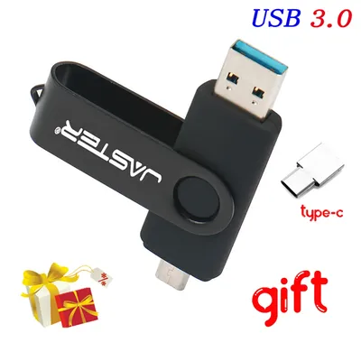 Hochgeschwindigkeits-otg-Stick 64GB USB 2.0-Flash-Laufwerke 32GB mit Schlüsselanhänger-Speichers Image