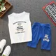 Baby Boy Kleidung Set Kind reine Baumwolle Bär Druck Muster kurze sleeve2-piece Set gemütliche