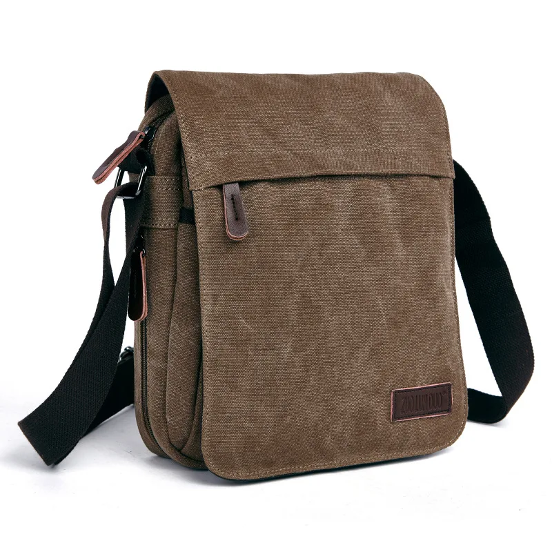 Lässige Handtasche, einzelne Umhängetaschen, Vintage-Segeltuch, modisch, neu, 2024, Reißverschluss, Ipad-Tasche, Handytasche, Messenger-Tasche, Tragetasche, Bolsos 가구 Image