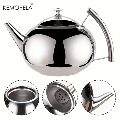1.5/2l Edelstahl Teekanne Küche Home Teekanne Wasserkocher Kaffeekanne kalter Wasserkocher mit