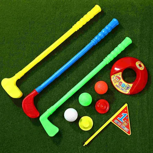 Kinder Golfschläger Kunststoff Mini Set Kleinkind Anzüge Spielzeug ball Indoor Rods Baby Spiel