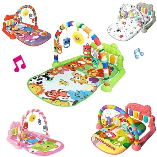 Baby Pedal Klavier Spielzeug Musik Klavier Fitness geräte Spiel Kletter matte Neugeborene Musik
