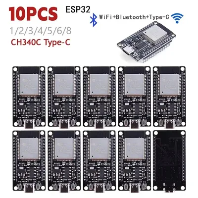 1-10 stücke ESP32-32 ESP32-S Entwicklung Bord WiFi + Bluetooth-kompatibel TYPE-C ESP32 30Pin ESP32 Nodemcu Entwicklung Modul Image