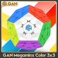 Gan megaminx m 3x3 magnetische Geschwindigkeit 12 speed cube Twisty Puzzle Spielzeug