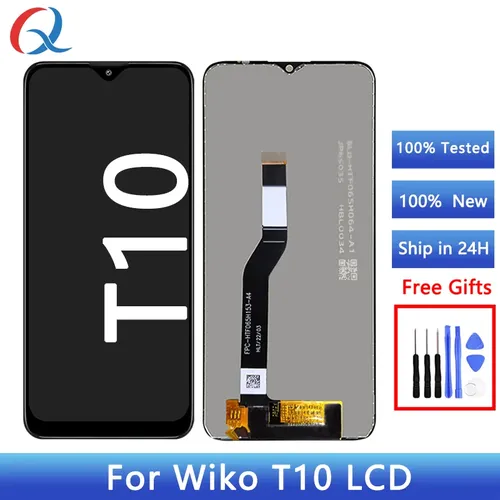 Neue panta lla für wiko t10 bildschirm ersatz für wiko t10 lcd handy lcds für wiko t10 display