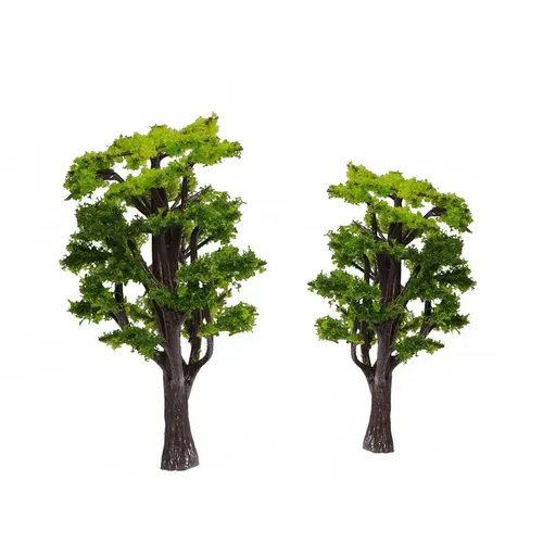 Miniatur alten Baum Landschaft Ornament Gebäude Modell Eisenbahn Layout Simulation Dekoration Szene