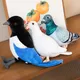 8 66 in Simulation Taube Plüsch Spielzeug Cartoon Vögel Frieden Taube Puppen Vogel Stofftier Kinder