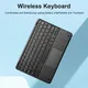 Bluetooth-kompatible drahtlose Tastatur Maus wiederauf ladbare tragbare Mini 78 Tasten für iPad