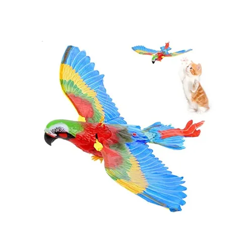 Hängendes Seil fliegender Adler hängender Draht fliegender Vogel elektrischer Adler Papagei