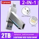 Lenovo 2TB Blitz USB 3 0 Flash-Laufwerk für iPhone iPad Android 128GB USB-Stick otg Pen drive 2 in 1