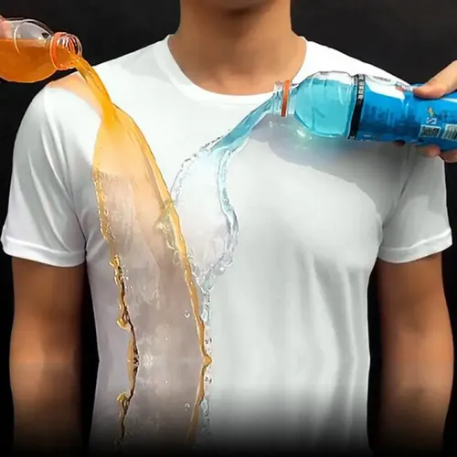 Anti-Schmutzig Wasserdicht Männer T Shirt Kreative Hydrophoben Schmutzabweisenden Atmungsaktive