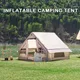 Aufblasbares Dachzelt wasserdichtes Aufblas zelt größeres Luxus-Camping-Hotel zelt im Freien 5-8