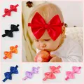 14 farben Handgemachte Nette Kinder Baby Mädchen Stirnband Kleinkind Infant Silk Bowknot Stirnbänder