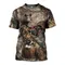 Tier Grafik T-Shirt für Männer Sommer lässig Tops Mode 3d gedruckt Dschungel Camo Frauen Kleidung