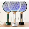 Mücken schläger 2 in 1 USB wiederauf ladbare Fly Zapper Swatter Lampe Verführung falle Sommernacht