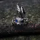 Retro Alice Wunderland Kaninchen Ring Punk Gothic verstellbaren Mann Ring handgemachten Schmuck