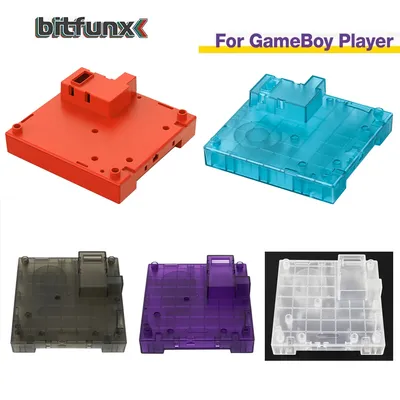 Bitfunx Fünf Farbe Ersatz Shell Für Gamecube Gameboy Player DOL-017 Gameboy Basis Fall Für NGC Spielkonsole Zubehör