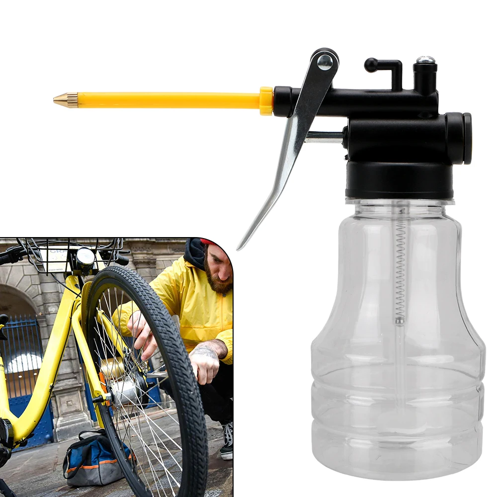 Ölpumpen dosen 250ml transparente Handwerkzeuge Schmierstoff geber klares Öl kann Hochdruck öler Fett Flex Pistole Image