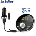 JaJaBor FM Transmitter FM Modulator Bluetooth 5 0 Auto Kit Freisprecheinrichtung AUX 3 5 MM Musik