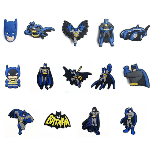 Heißes Spielzeug Batman Joker Superhelden Serie PVC Krokodil Clogs dekorieren DIY Schuh Charms