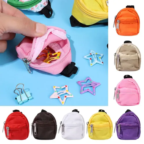 Niedliche Schlüssel bund Rucksack Puppen tasche Rucksack Reisetasche Mini Rucksack