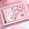 Kirschblüten Sakura 80 Blätter A6 Lose-blatt Notebook Zeitschriften Agenda Planer Geschenk Set