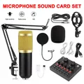 Bm800 v8 Soundkarte Set profession elles Audio-Kondensator mikrofon Studio Gesangs mikrofon für