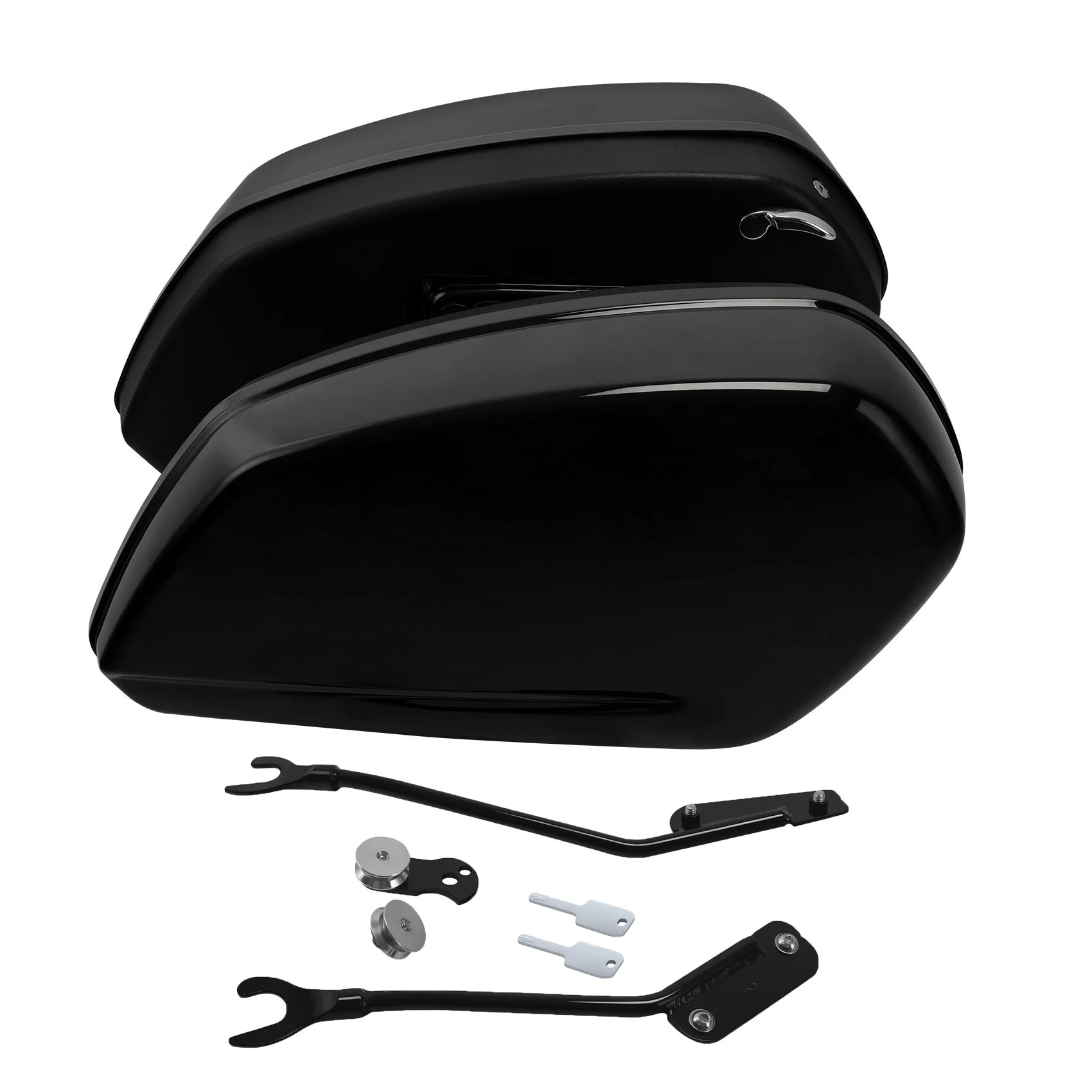 Satteltaschen Taschen für Harley Softail Low Rider FXLR S FXLRS 2018-2020 Low Rider ST FXLRST 2022-2024 Sport Glide Fat Boy Breakout Image