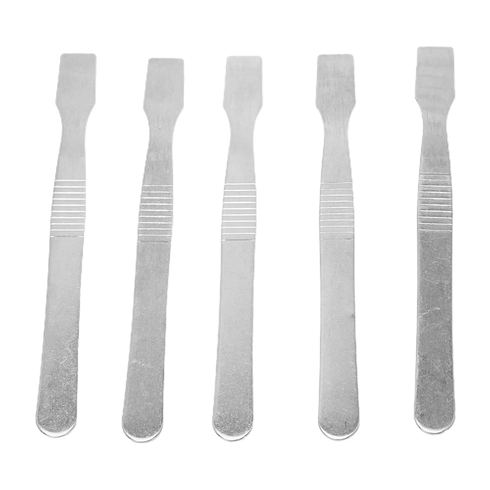 5Pcs Metall Spudger Zerlegen Brecheisen Telefon Reparatur Werkzeuge 120x11mm Edelstahl Solten Paste Spudger Für Elektronische reparatur Image