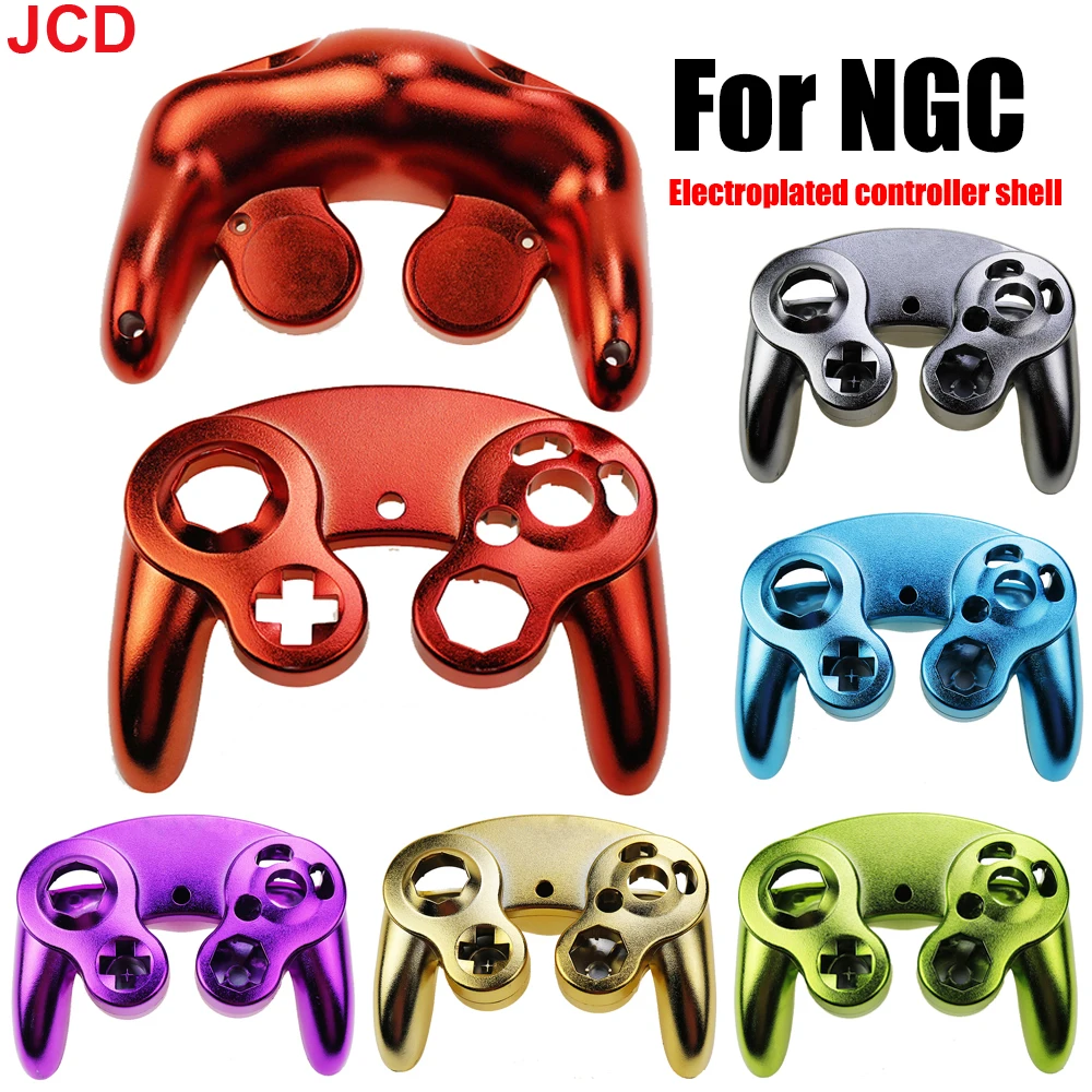 Für NGC Galvanik Controller Gehäuse Shell Abdeckung Griff Ersatz Teile Für Gamecube Spiel Griff Schutzhülle Zubehör Image