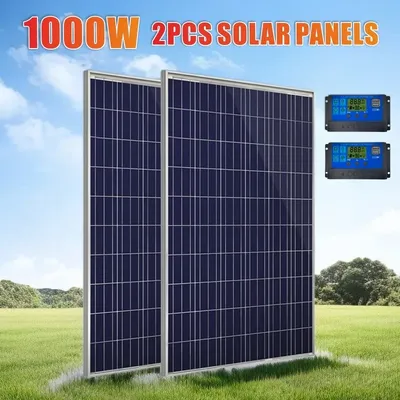 500w 1000w Solar panel Kit komplett 12V poly kristalline Leistung tragbare Outdoor wiederauf ladbare