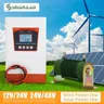 6kW Dual Mppt Windenergie-Hybridsystem Lade-Solar regler 12V 24V und 24V 48V automatische