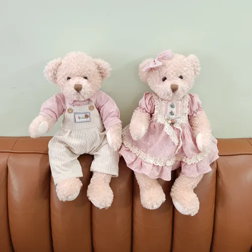Nette Prinzessin Stil Teddybär Plüsch Spielzeug Kleid Bär Puppe kinder Spielzeug Mädchen