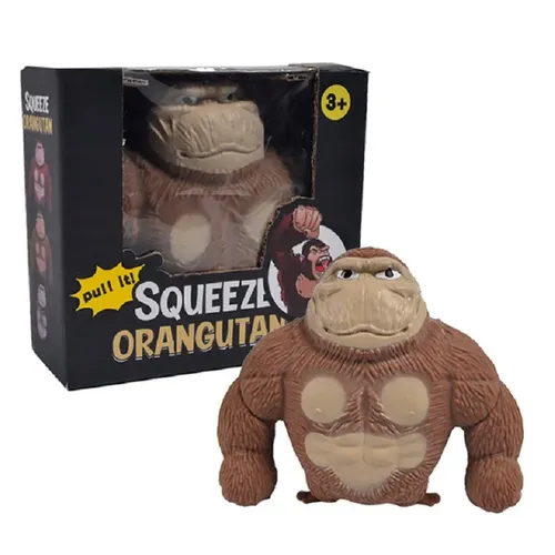 Maxi Baba Große Orang-utan Hohe Elastische Zappeln Spielzeug Squishy Vent Puppe Stress Relief