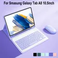 Für galaxy tab a8 10 5 zoll fall mit tastatur abnehmbare tastatur abdeckung für samsung tab a8