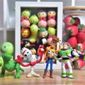 Disney Toy Story 4 Woody Buzz Light Forky Rex Action figuren Sammlung Mini Puppen Kinderspiel zeug