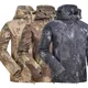 Herren Soft shell wasserdichte Militär Python Tarn jacke Winter Fleece Armee taktische Jacke Outdoor