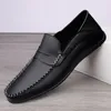 Frühling Männer Loafer Slip On Leder Männer Casual Schuhe Plus Größe 38-47 Schuhe Wohnungen