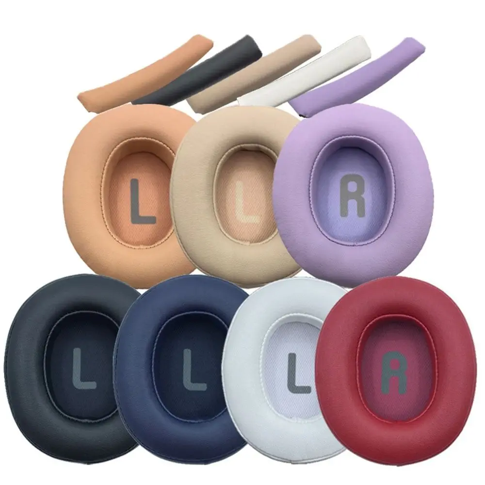 Tragbare Protein-Leder-Ohrpolster für JBL Tune T700BT T710 720 T750BTNC T760NC Ersatz-Ohrpolster aus weichem Schaumstoff, Headset-Reparatur Image