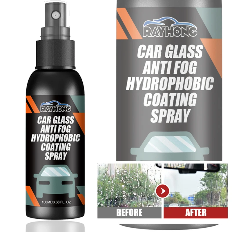 300ml wasser abweisendes Spray Anti-Regen-Beschichtung für Autoglas hydrophobe Anti-Regen-Auto flüssige Windschutz scheibe Spiegel maske Auto politur Image
