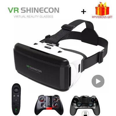 VR Shinecon Viar Virtuelle Realität Gläser 3D Für iPhone Android Smart Telefon Smartphone Headset Helm Brille Casque Video Spiel Image