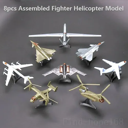 4D Hubschrauber Flugzeug Flugzeug Montage Modell V-22 Osprey Y-20 J-20 RQ-4A Global Hawk Puzzle