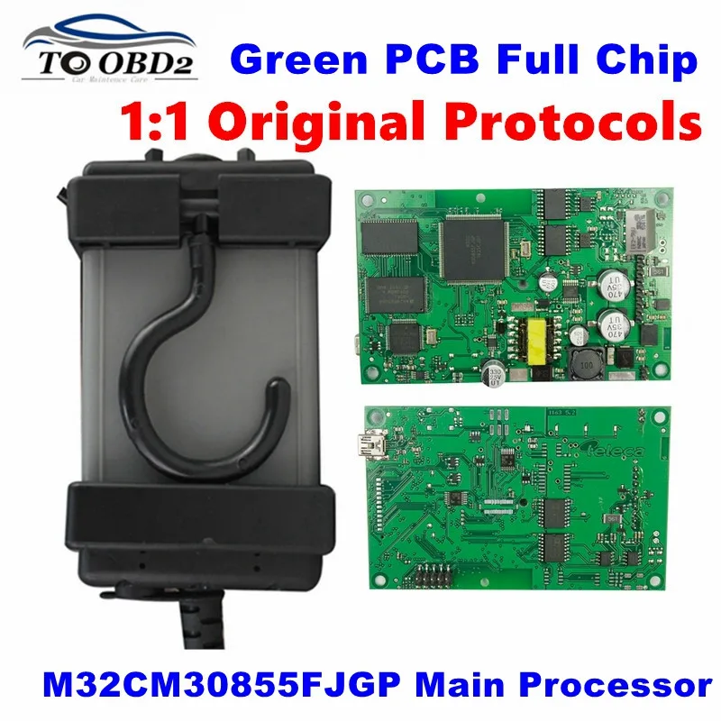 EWD PRO 2014D Autodiagnosescanner EWD 1:1 Vollchipprotokolle Green Board M32CM30855FJGP Hauptprozessor Image