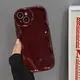 Retro rote Handy hülle für iPhone 15 Pro Max 14 Plus 13 11 12 Kamera Schutz stoß feste Handy tasche