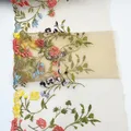 1 Yards neue zarte 3d farbige Blume Mesh Stickerei Unterwäsche Spitze Home Textil Vorhänge Spitze